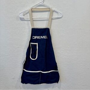 Vintage Dremel Navy Blue Cotton Workshop Apron